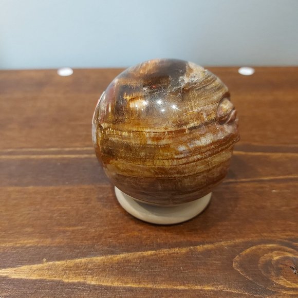 🔥 Sale 🔥 Chocolate Jasper Smiling Buddha Sphere - Final Price - Picture 5 of 11